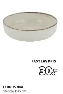 JYSK FERDUS skål tilbud