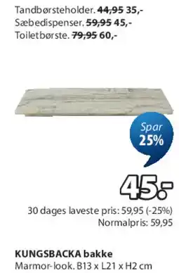 JYSK KUNGSBACKA bakke tilbud