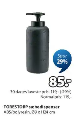 JYSK TORESTORP sæbedispenser tilbud