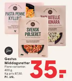 SPAR Gestus Middagsretter tilbud