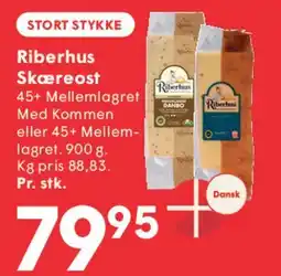 SPAR Riberhus Skæreost tilbud