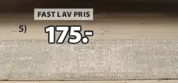 JYSK RINGBLOMMA tæppe tilbud