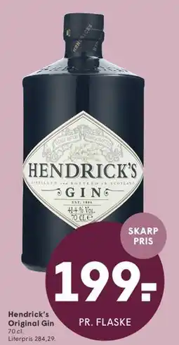 SPAR Hendrick's Original Gin tilbud