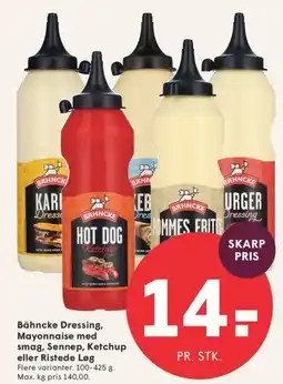 SPAR Bähncke Dressing tilbud