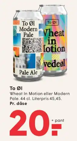 SPAR To Øl - Wheat In Motion eller Modern Pale tilbud