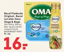 SPAR Becel Flydende / Becel Let eller Oma Stege & Bage tilbud