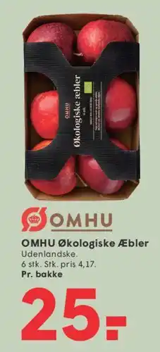 SPAR OMHU Økologiske Æbler tilbud