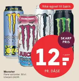 SPAR Monster tilbud