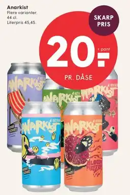 SPAR Anarkist tilbud