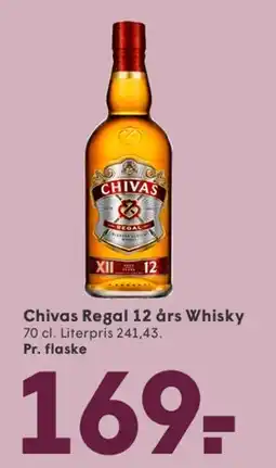 SPAR Chivas Regal 12 års Whisky tilbud