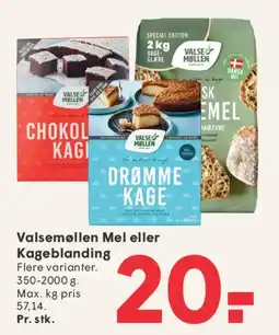 SPAR Valsemøllen Mel eller Kageblanding tilbud