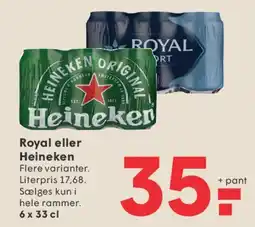 SPAR Royal eller Heineken tilbud