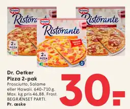 SPAR Dr. Oetker Ristorante Pizza 2-pak tilbud