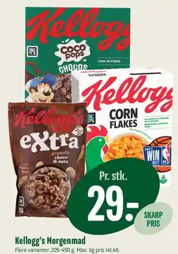 Min Købmand Kellogg's Morgenmad tilbud