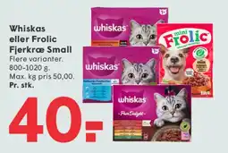 SPAR Whiskas eller Frolic tilbud