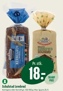 Min Købmand Schulstad Levebrød tilbud