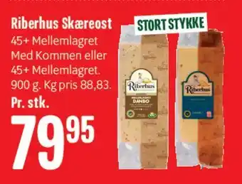 Min Købmand Riberhus Skæreost tilbud