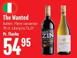 Min Købmand The Wanted (vin) tilbud
