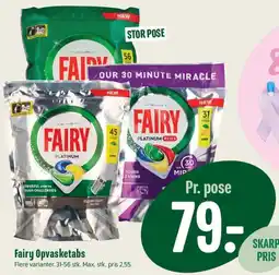 Min Købmand Fairy Opvasketabs tilbud