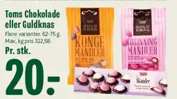 Min Købmand Toms Chokolade eller Guldknás tilbud