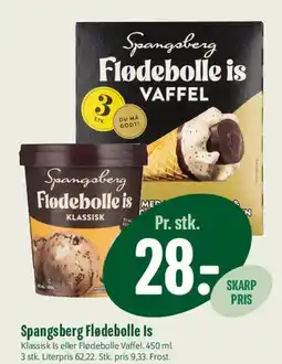 Min Købmand Spangsberg Flødebolle Is tilbud