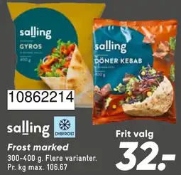 Bilka salling doner kebab tilbud