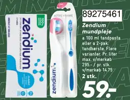 Bilka Zendium mundpleje tilbud