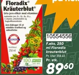 Bilka Floradix Kräuterblut tilbud