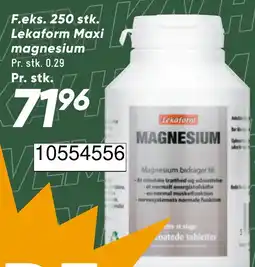 Bilka Lekaform maxi magnesium tilbud