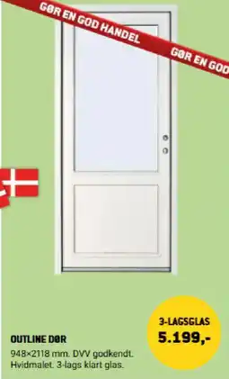 XL-BYG Outline Dør tilbud