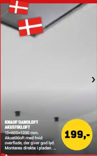 XL-BYG Knauf Danoloft Akustikloft tilbud