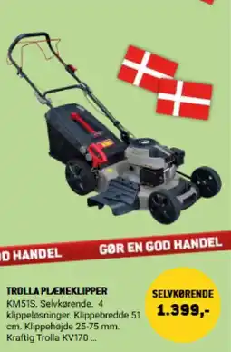 XL-BYG Trolla plæneklipper tilbud