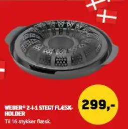 XL-BYG Weber 2-4-1 stegt flæsk-holder tilbud