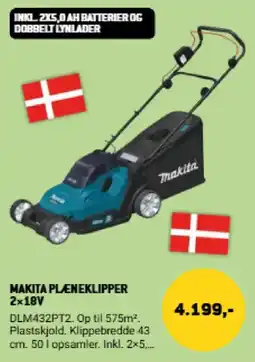 XL-BYG Makita plæneklipper 2x18v tilbud