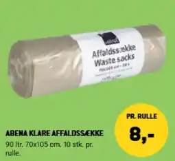 XL-BYG Abena klare affaldssække tilbud