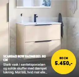 XL-BYG Scanbad Now Badmøbel 80 tilbud