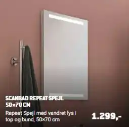 XL-BYG Scanbad Repeat Spejl tilbud