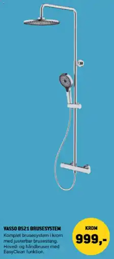 XL-BYG Vasso B521 brusesystem tilbud