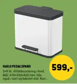 XL-BYG Hailo Pedalspand tilbud