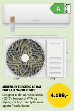 XL-BYG Andersen Electric Ae Mat Pro 9 L/L Varmepumpe tilbud