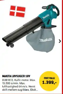 XL-BYG Makita løvsuger 18v tilbud
