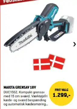 XL-BYG Makita grensav 10v tilbud