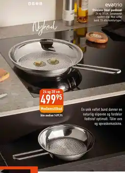 Imerco Evatrio stainless steel pandesæt tilbud