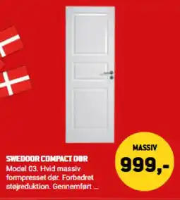 XL-BYG Swedoor compact dør tilbud