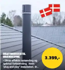 XL-BYG Draftbooster til brændeovne tilbud