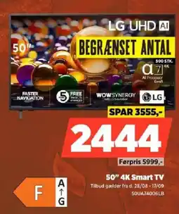 Power LG 50" 4K Smart TV tilbud