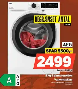 Power AEG Vaskemaskine tilbud