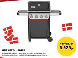 XL-BYG Weber Spirit E-410 Gasgrill tilbud