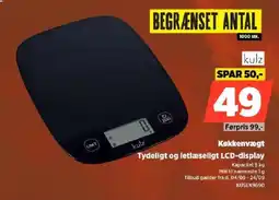 Power kulz køkkenvægt tilbud