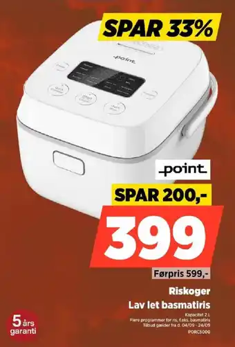 Point lav let basmatiris